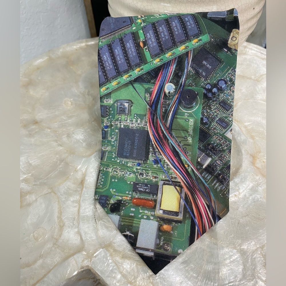 Ralph Marlin Computer Circuit Broad Tie